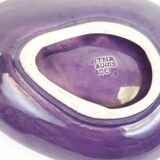 Ceramic eggplant emptier by Aegitna Vallauris
