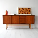 Vintage Scandinavian Teak Sideboard with Drawers