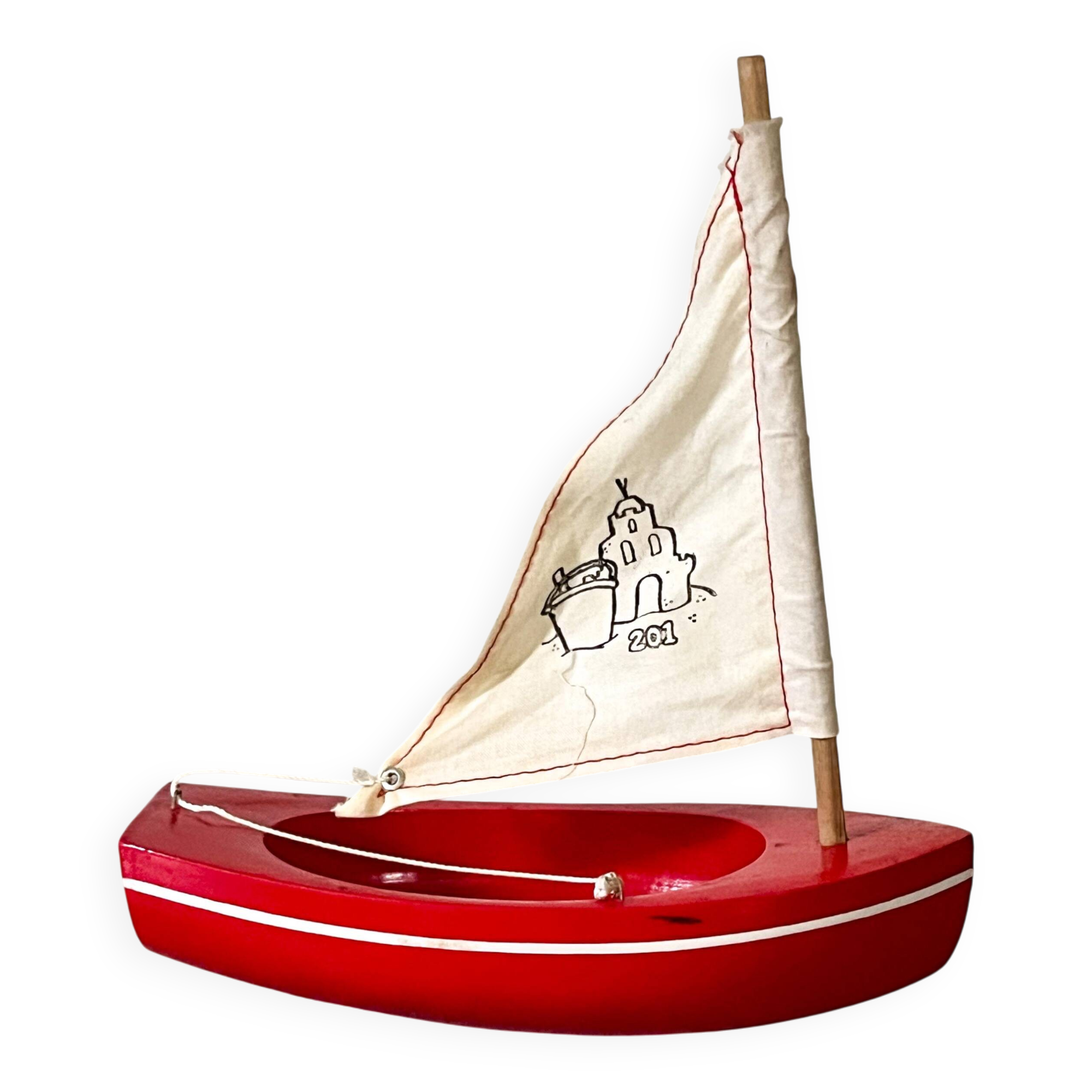 Tirot 201 basin sailing boat, vintage toy.