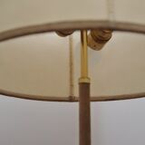 Suede table lamp, 1950s