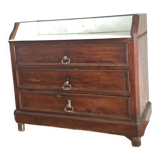 Commode ancienne bois et marbre