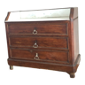 Commode ancienne bois et marbre