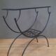 Metal and glass console