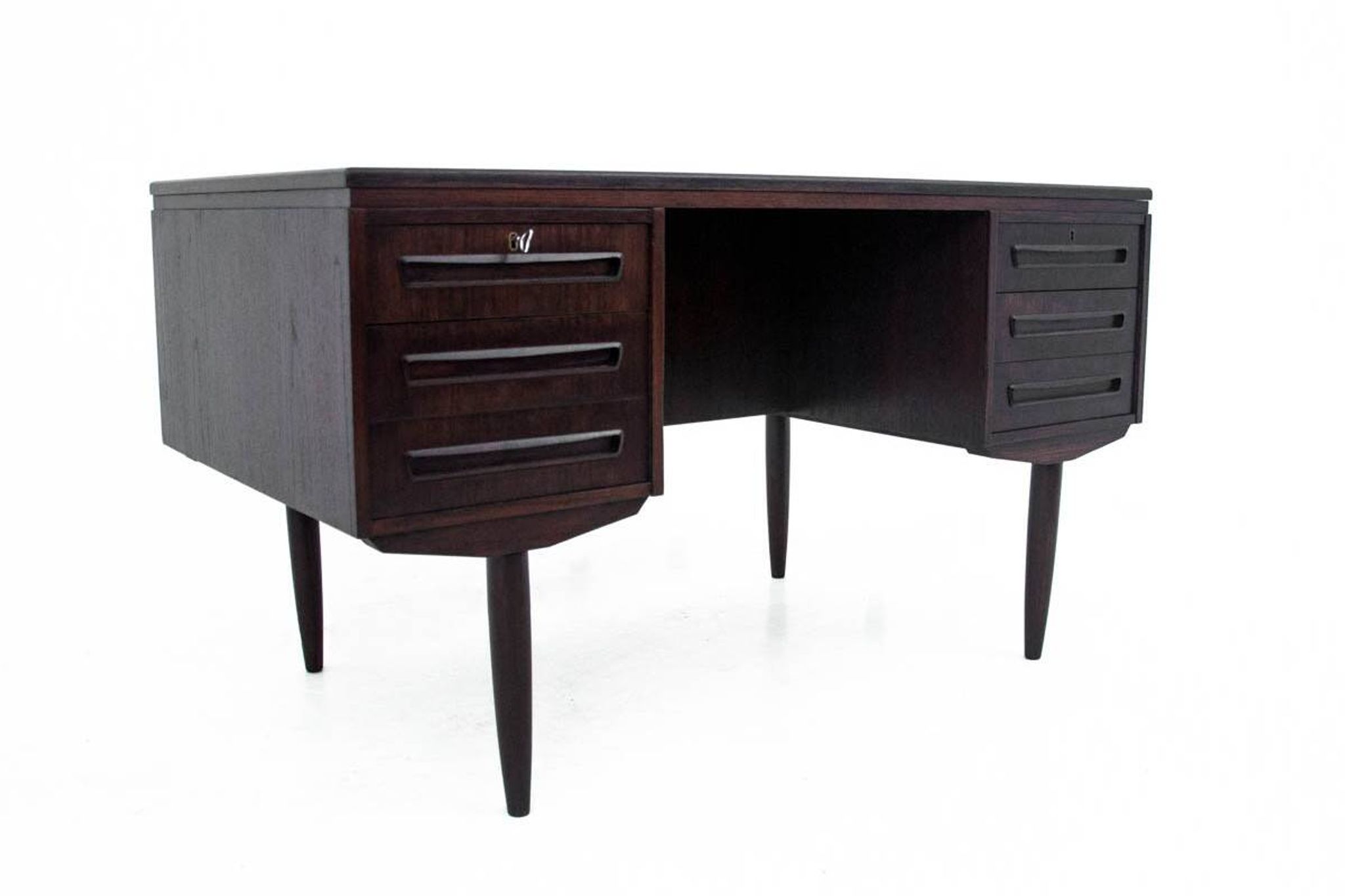 Bureau en teck, design danois, années 1960.