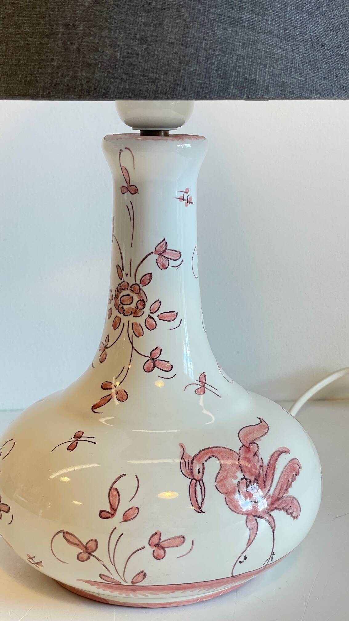 LAMP Faïencerie du MATET France Vintage