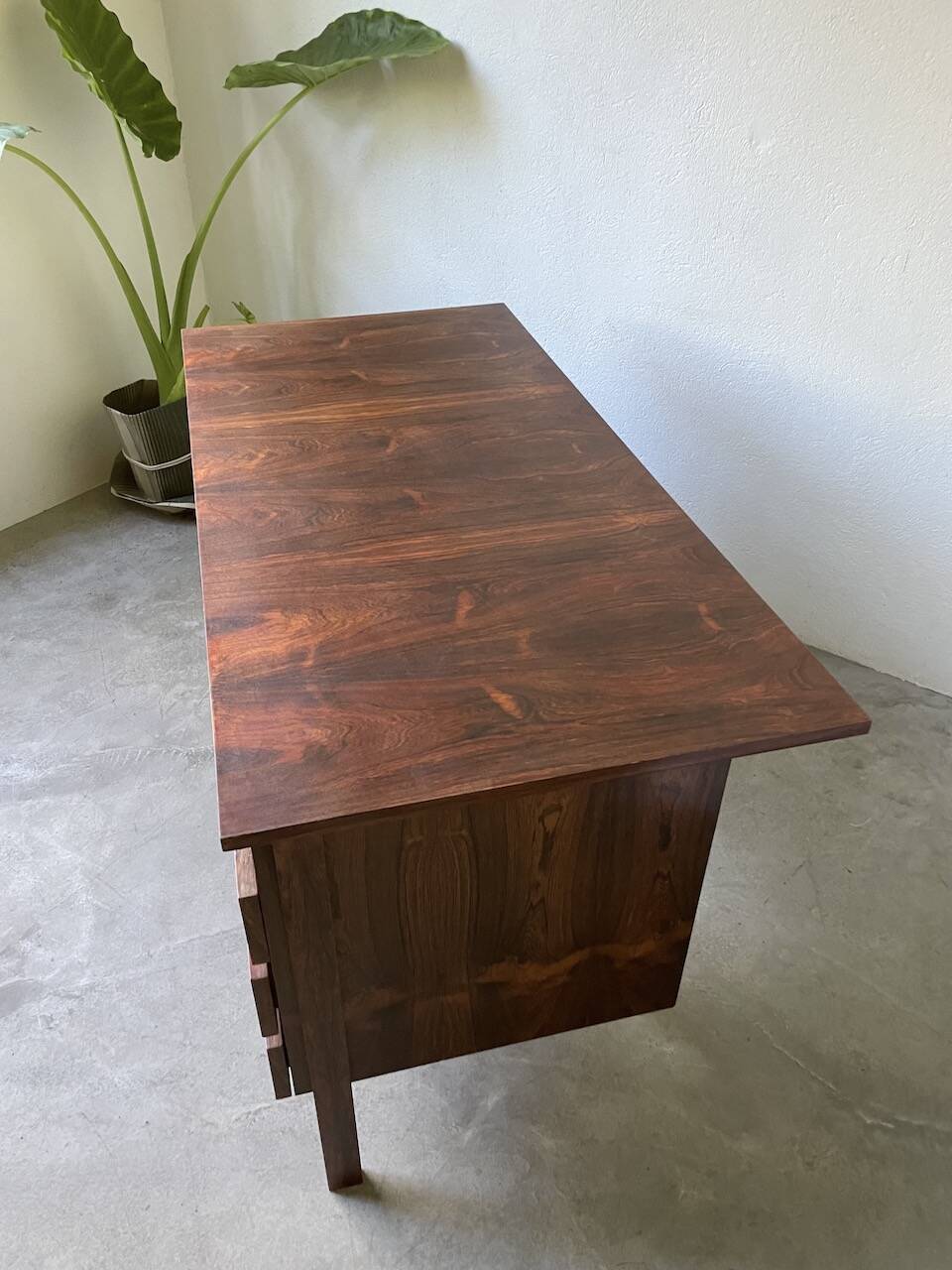 Desk and its Scandinavian rosewood chair