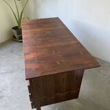 Bureau et sa chaise scandinave palissandre