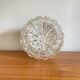 Minimalist glass wall or ceiling light with porthole design, 1970s-1980s