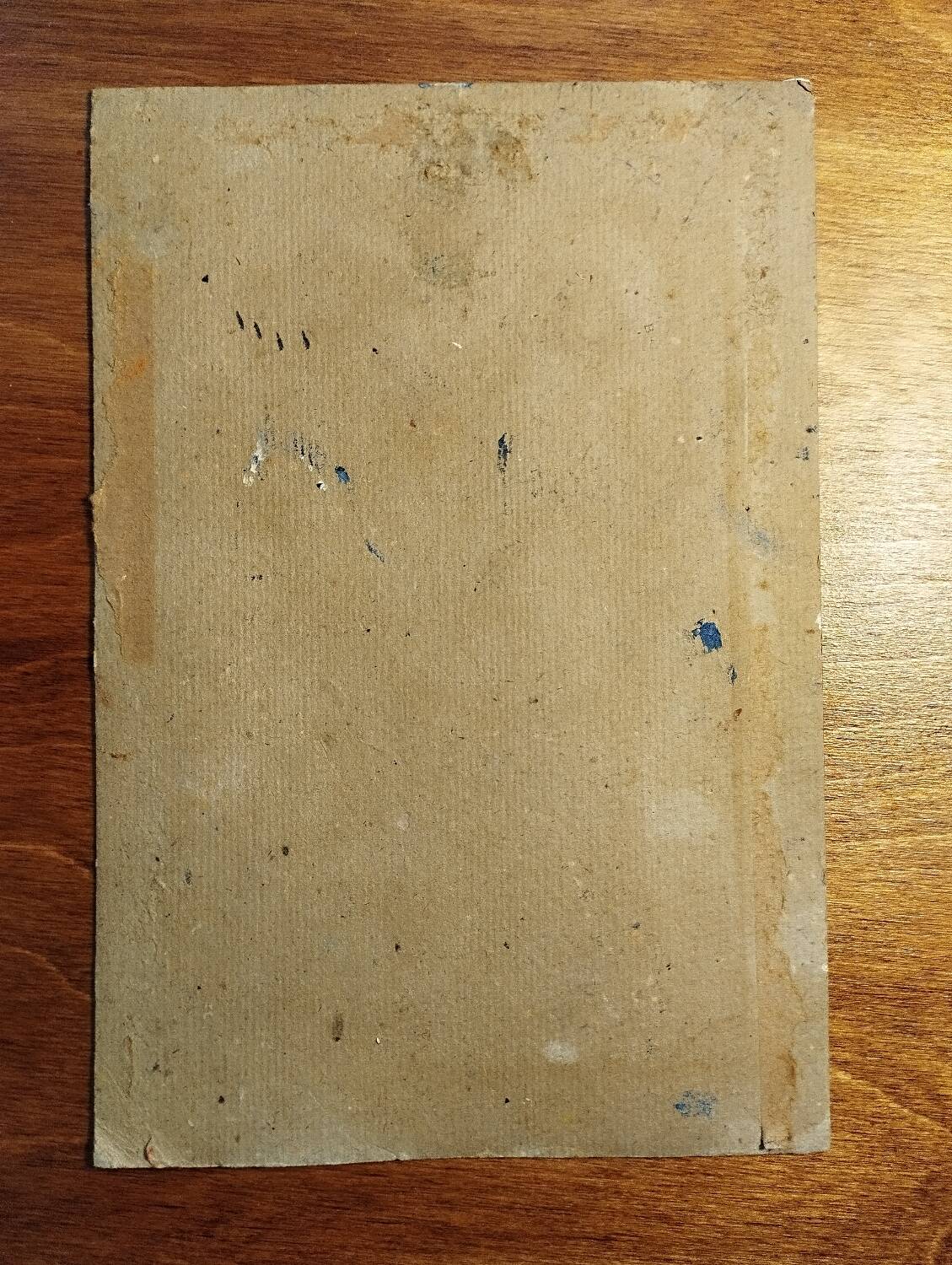 Painting on cardboard