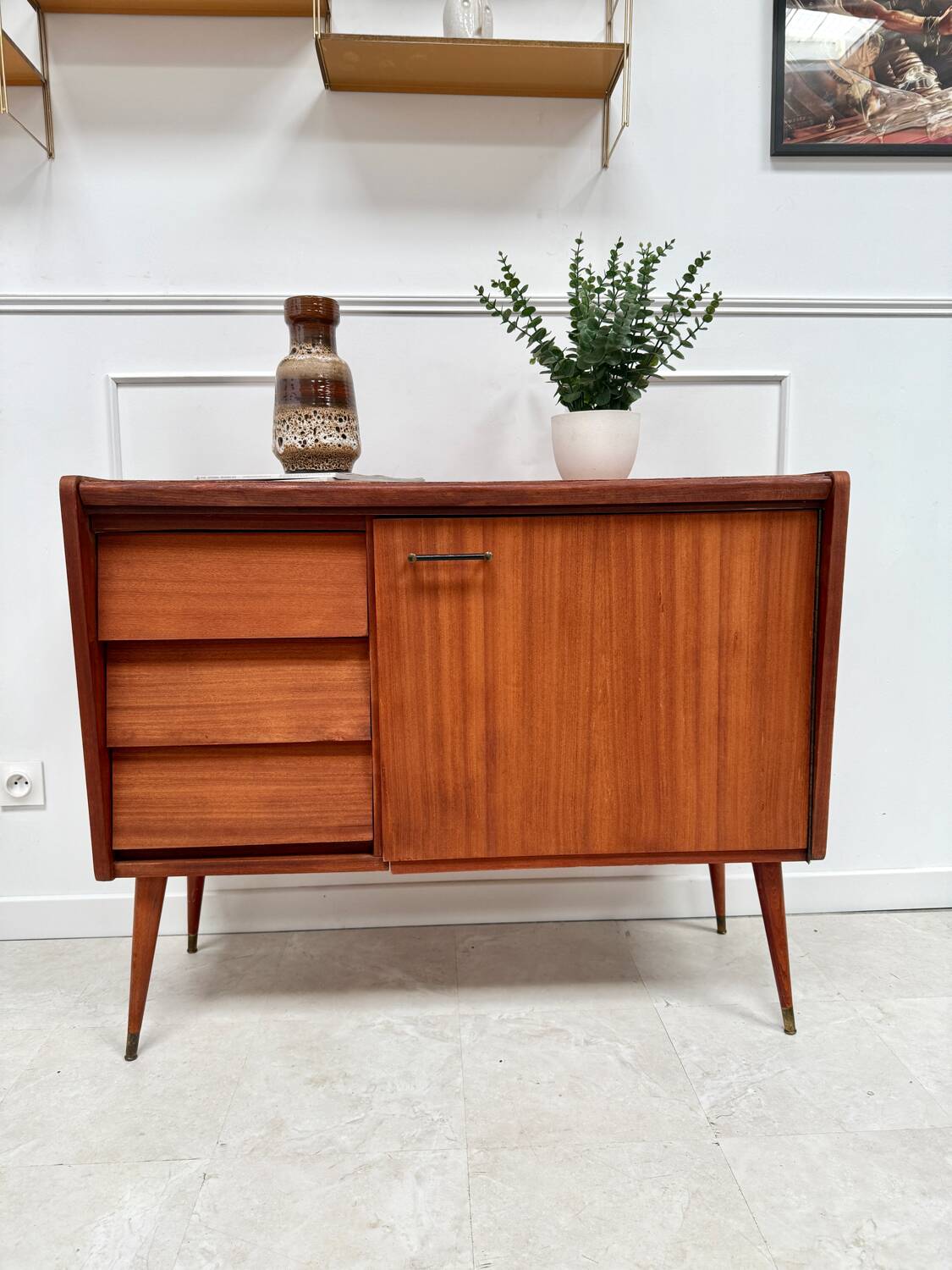 Buffet vintage pieds compas