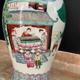 Paire de vases chinois en porcelaine de fin 19è siècle