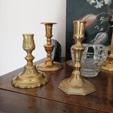 Haute Époque bronze candlestick