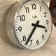 Brillie industrial clock 30 cm works vintage