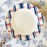 Assiette dessert Digoin Sarreguemines collection Basque