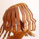 Lampe anthropomorphe en bois 1980