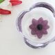 Daum Coppelia series bowl / pocket emptier, crystal and pink glass paste