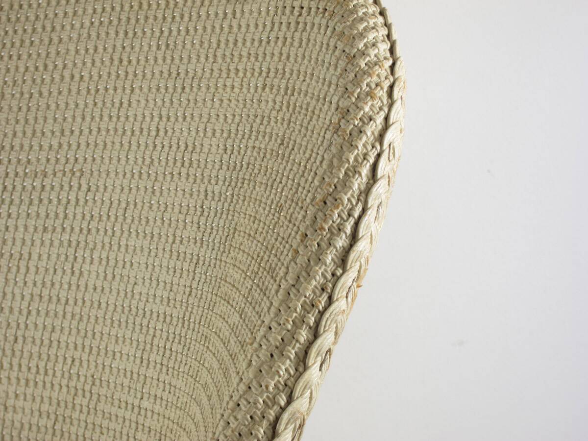 Lloyd Loom Studio style chair with drawer