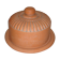 Terracotta butter for clod with salt crystals