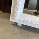 Old trumeau mirror in plaster and wood 100x142cm