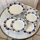 Badonviller dessert service consisting of a cake dish and 10 30s dessert plates