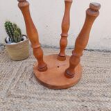 Old small farm stool, tripod, 1950's