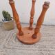 Ancien petit tabouret de ferme, tripode, 1950's