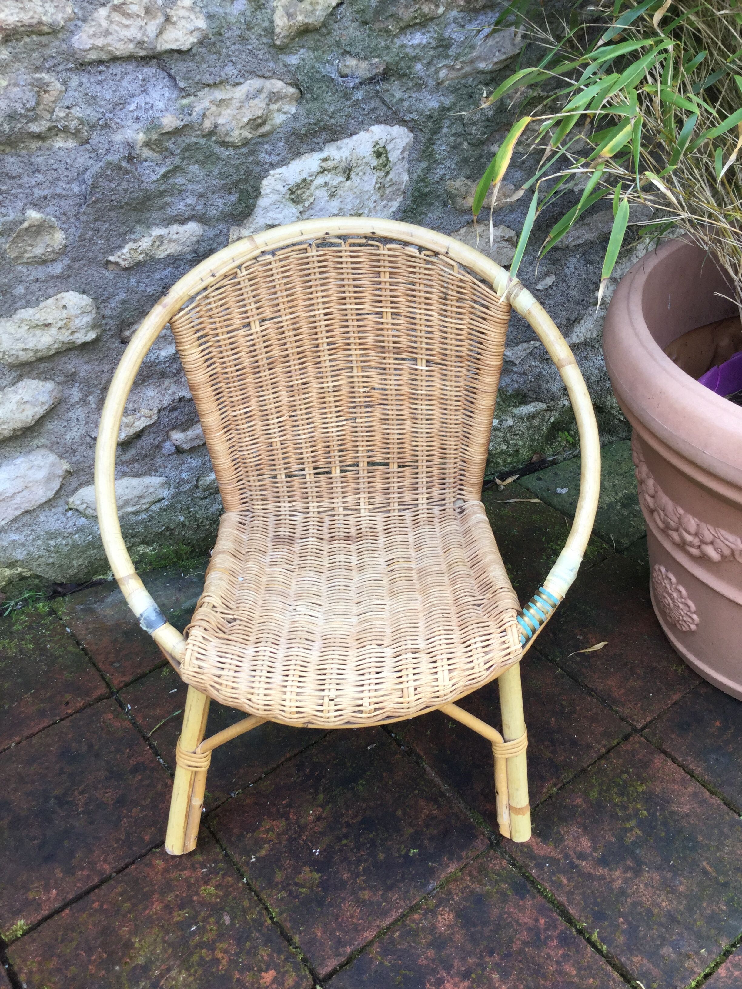 Vintage armchair from the 60s for child