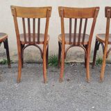 Set of 4 Baumann bistro chairs