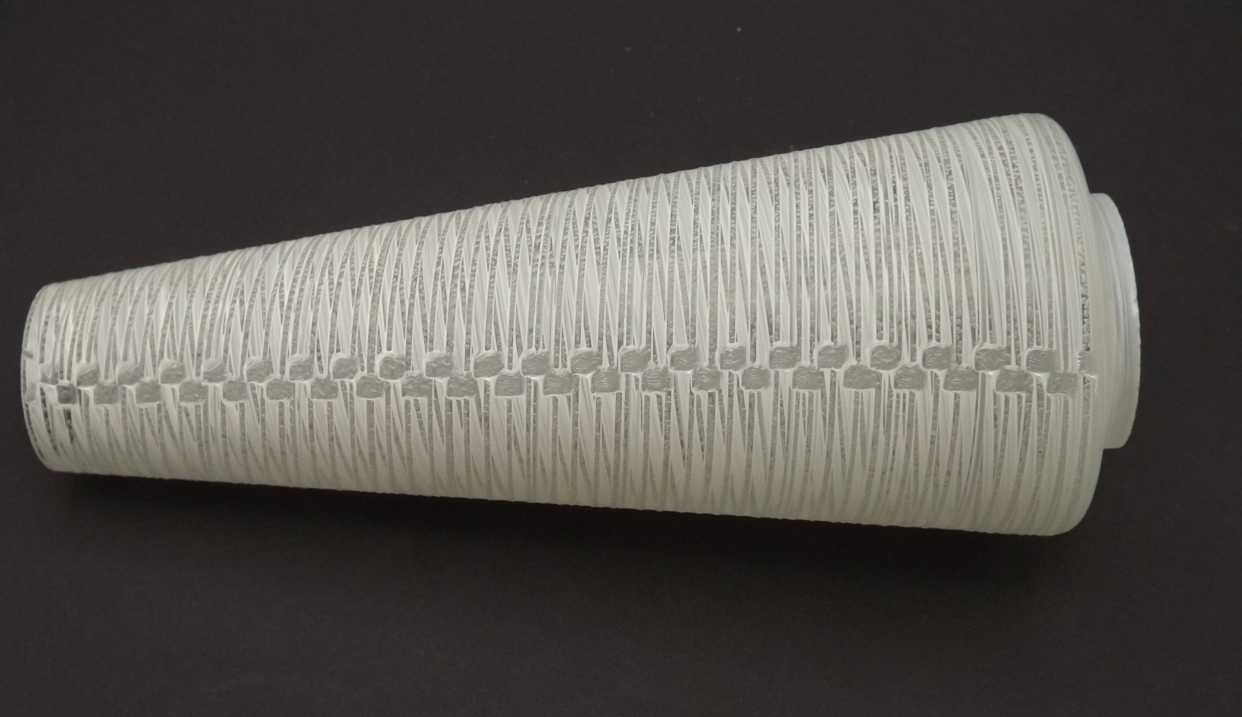 French vintage retro white opaque patterned glass replacement shade