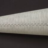 French vintage retro white opaque patterned glass replacement shade