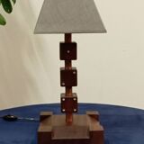 Vintage wooden lamp