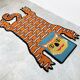 Tiger shaped rug by Walter van Beirendonck for Ikea, 1990s