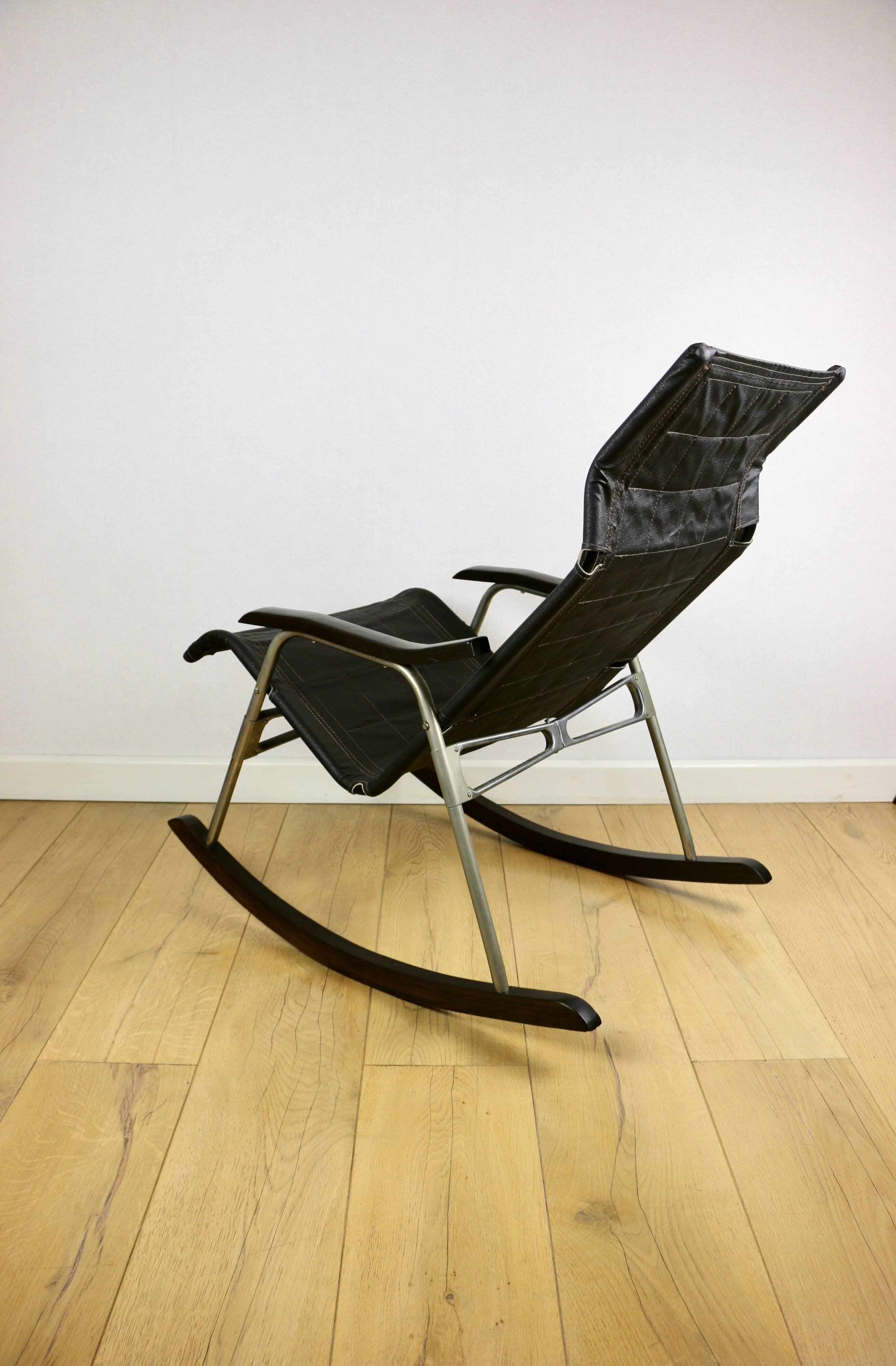 Folding rocking chair Takeshi Nii from the 60s - great condition
