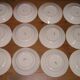 6 dinner plates, 6 plates service hollow earthenware Longchamp model Lutèce