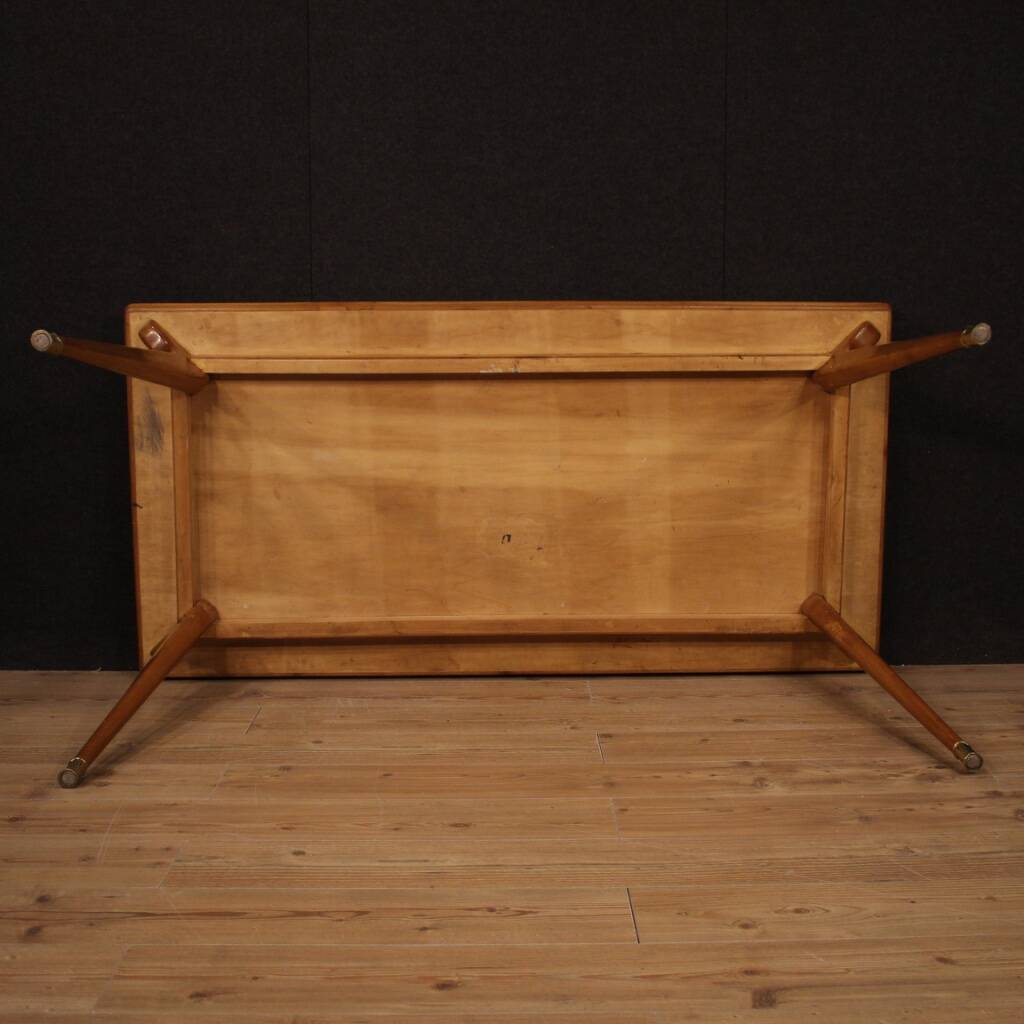 Table design italienne en bois du 20ème siècle