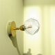 Modern minimalist adjustable wall sconce light