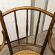 Fauteuil scandinave Fischel cannage 1900