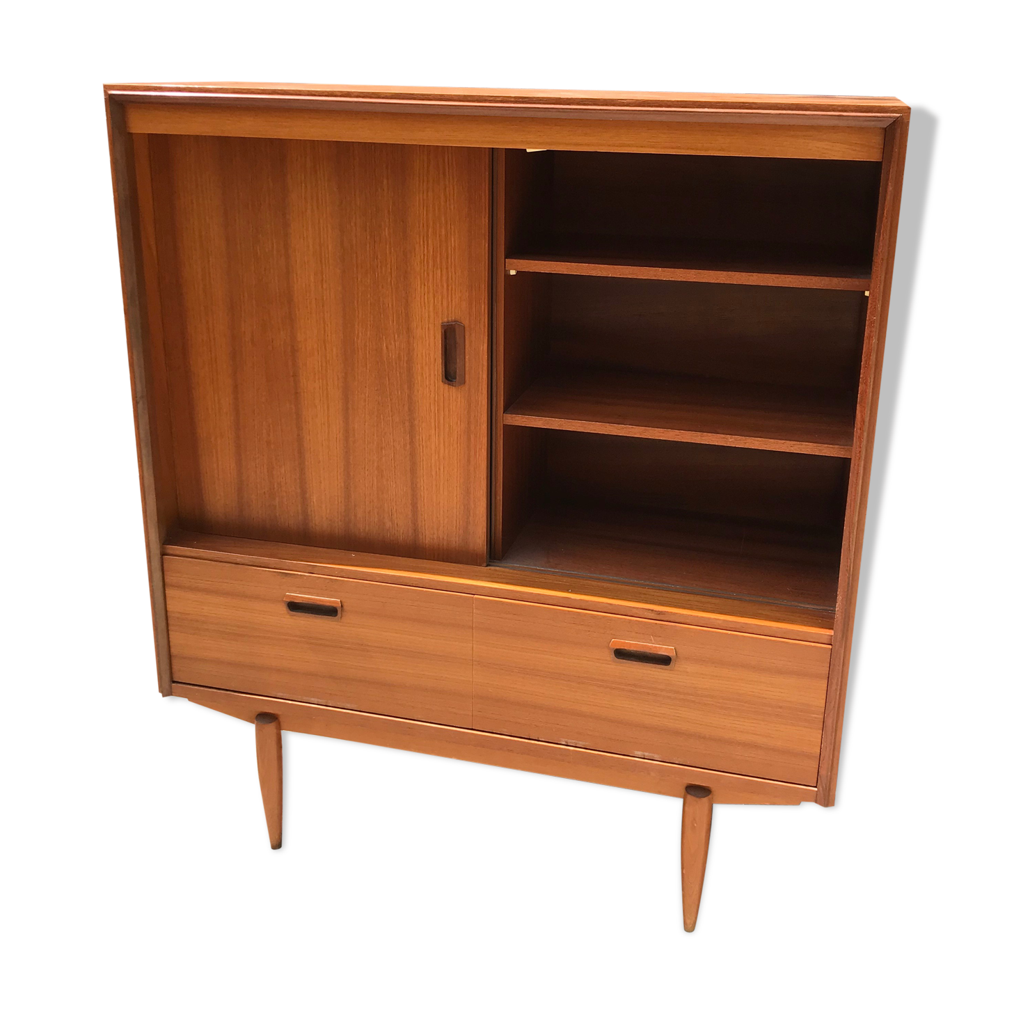 Commode vitrine scandinave