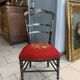 Antique Napoleon III Chair Embroidery