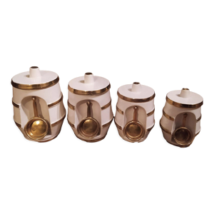 Série de 4 pots à épices gigogne