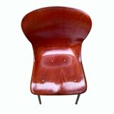 Série de 3 chaises Elmar Flototto pour Pagholz 1956
