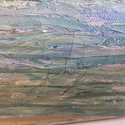 Oil on Canvas Marine Port of Martigues Signed (to be identified) Accid