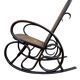 Set de 2 Rocking-chairs Style Thonet Cannée