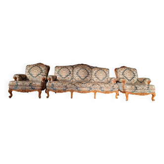 3-seater sofa and 2 armchairs