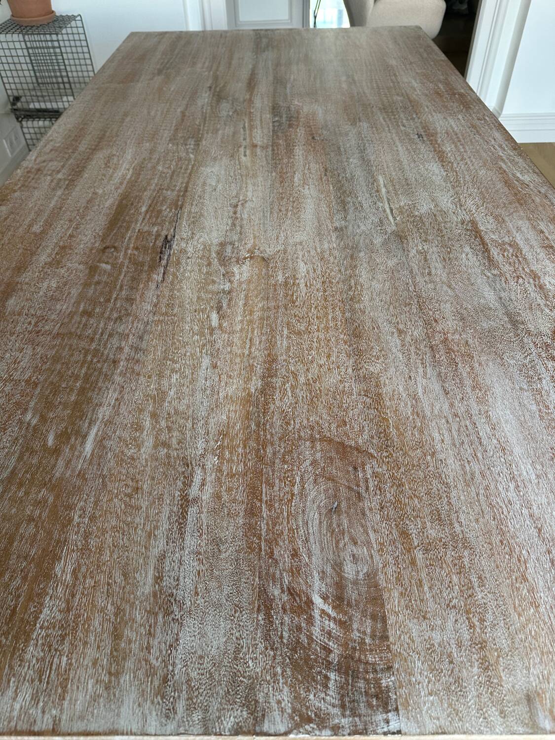 Mango wood dining table