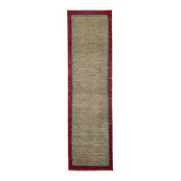 Tapis Oushak en laine noué à la main, 71 cm x 253 cm
