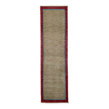 Turkish Handknotted Wool Oushak Rug 71 cm x 253 cm