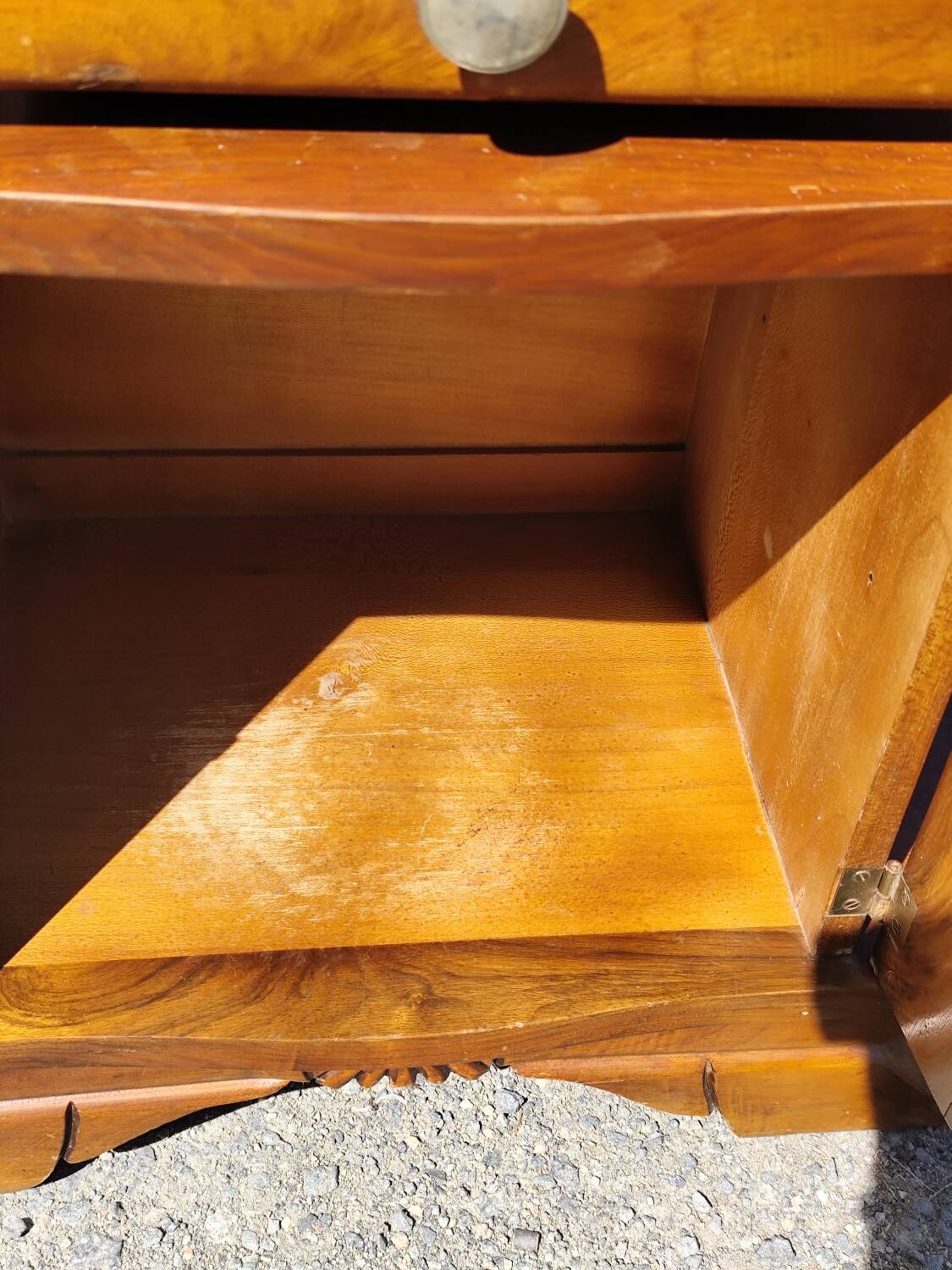 Paire de chevets bois année 50