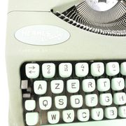 Hermes Baby green lime typewritter revised new ribbon