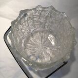 Scandinavian design frosted glass ice cube bucket